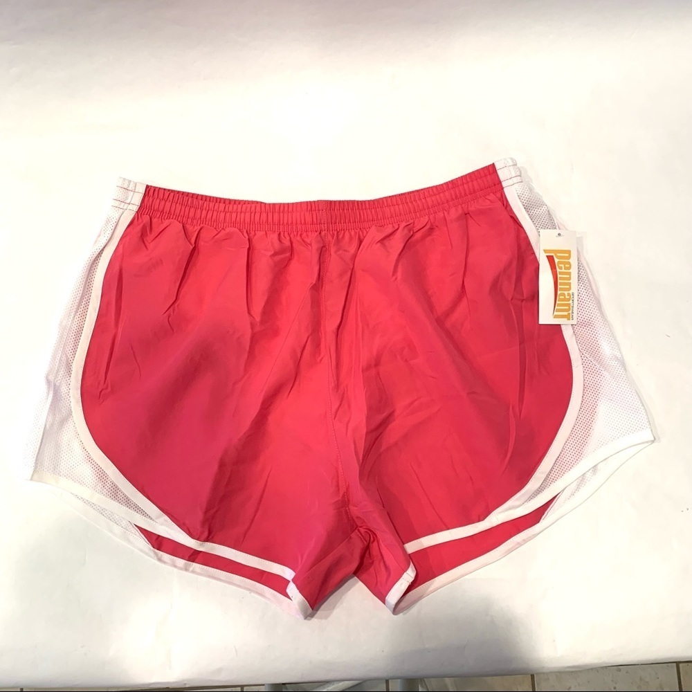 Pennant Pink Running Shorts with white Mesh